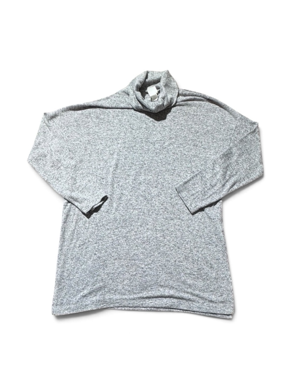 H&M NWOT Oversized Women’s Small Light Gray Turtleneck Soft Sweater